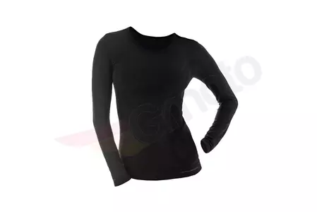 Langærmet t-shirt til kvinder Brubeck Comfort Wool sort S-3