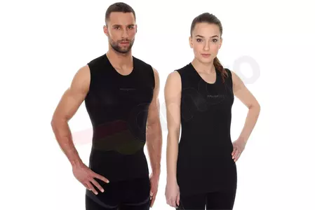 Brubeck unisex base layer sleeveless T-shirt graphite XL-1