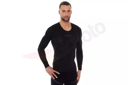 Brubeck unisex underställ långärmad T-shirt graphite XL