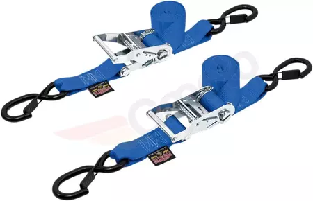 Powertye riemen met spanners en houders blauw - 30573-S