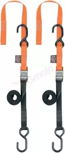Powertye mehki pritrdilni trakovi črne in oranžne barve - 23629