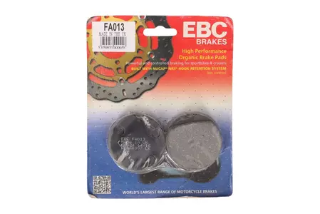 Plaquettes de frein EBC FA 013 (2 pièces) - FA013