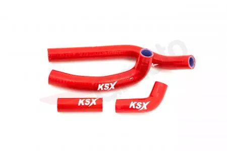 Маркучи за радиатора KSX Цвят червен - WM145R