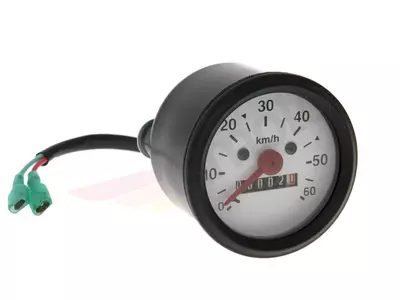 Tachometer bis zu 60km/h 60mm schwarz