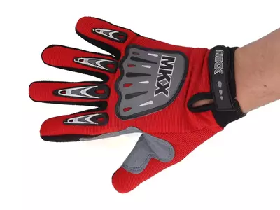 MKX Cross rokavice rdeče velikosti L-2