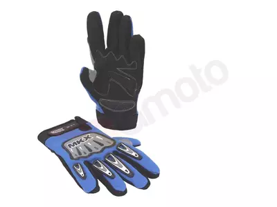 MKX Cross rukavice modré veľkosť S