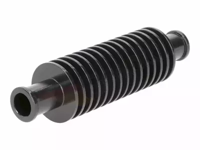 Durchlaufkühler Minikühler Aluminium schwarz rund (133mm) 17mm Schlauchanschluss