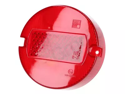 Lampeskærm rød 100 mm Simson