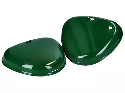 Seitendeckel Set grün RAL 6005 Simson S50 S51 S70