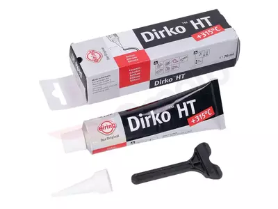 Dirko HT szilikon fekete 315°C 70ml
