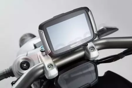 SW-Motech Ducati XDIAVEL S 16- suporte de guiador preto para GPS - GPS.22.796.10000/B