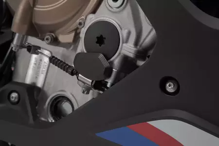 Капак на двигателя SW-Motech BMW S1000RR 19- черен сребърен-3