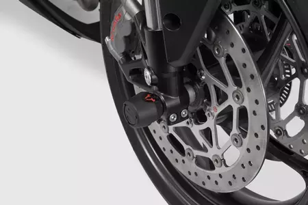SW-Motech Ducati-modeller med sorte forhjulsophængsglidere-4
