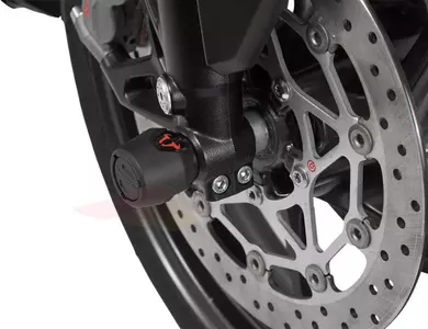 SW-Motech Moto Guzzi V85 TT 19- deslizadores de suspensión delantera negro - STP.17.176.10001/B