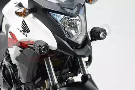 SW-Motech Honda CB500X lampun kiinnityssarja 13-18 musta - NSW.01.004.10401/B