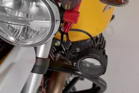 Zestaw montażowy lamp SW-Motech Moto Guzzi V85 TT 19- czarny - NSW.17.925.10000/B
