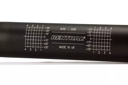 Renthal 28.6mm Fatbar MX 36 Villopoto Stewart ghidon negru cu burete-7