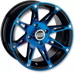 Moose Utility 387X blauw 12 x 7 TR-412 4/1104+3 aluminium ATV wiel - 387MOL127110BWB4 