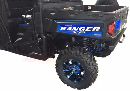 Moose Utility 387X blå 12 x 7 TR-412 4/364+3 ATV-hjul i aluminium-4