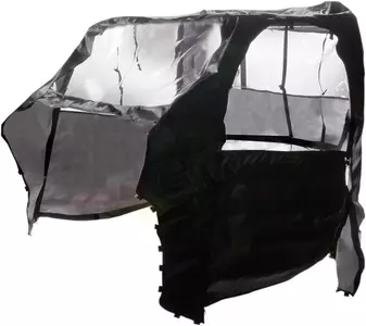 Moose Utility Tenda da cabina in vinile con porte a cerniera nera - PRZRCE-11 