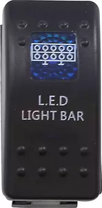 Moose Utility LED Lightbar Switch Black - MOOSE LLB-PWR 
