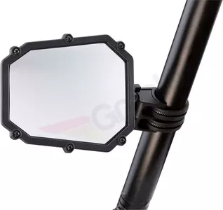 Espelho retrovisor lateral ajustável para UTVs Moose Utility Elite Series Hexagon preto - MUTVMIR-ES1 