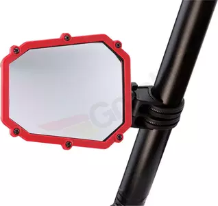 Estrutura do espelho retrovisor lateral Moose Utility esquerdo/direito vermelho mate - ES1-RED 