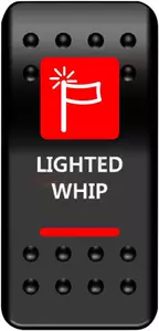Lightwhip ATV-schakelaar Moose Utility - WHP-PWR-R 