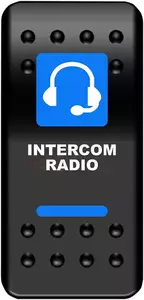 Intercom Moose Utility ATV Interrupteur bleu - COM-PWR 