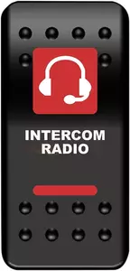 Intercom Moose Utility ATV Interrupteur rouge - COM-PWR-R 