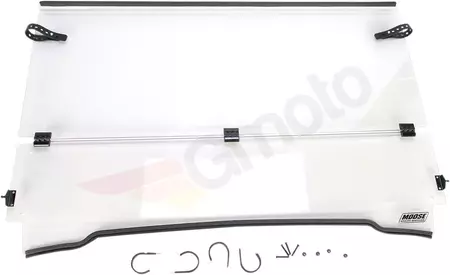 UTV Moose Utility salokāms vējstikls caurspīdīgs polikarbonāts - LEMA100-0008 