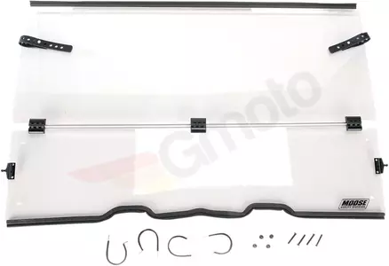 UTV Moose Utility klappbare Windschutzscheibe transparentes Polycarbonat - LEMA100-0014 