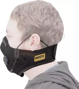 Maschera antipolvere per autisti Moose Utility nera - MEDMBLK 