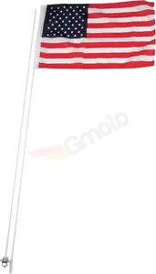 Mastro de bandeira Atlantis USA branco 5 pcs. - A90065 