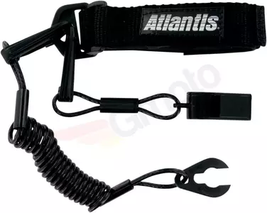 Interruptor de corte com apito Atlantis para jet skis preto e preto e branco - A8130PFW