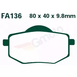 Zavorne ploščice EBC FA 136 (2 kosa)-2