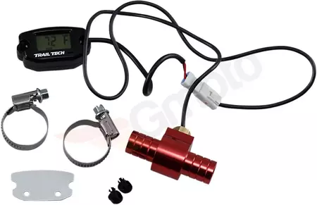 Senzor indicator electronic al temperaturii motorului Trail Tech 16 mm negru - 742-EH4 