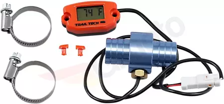 Elektronický snímač teploty motora Trail Tech 22 mm oranžový - 743-EH2 