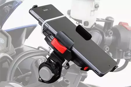 Suporte de smartphone para montagem no guiador Daytona com braçadeira de parafuso-2