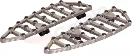 Platforms - voetsteunen - MX bestuurdersvloer titanium Arlen Ness - 06-874