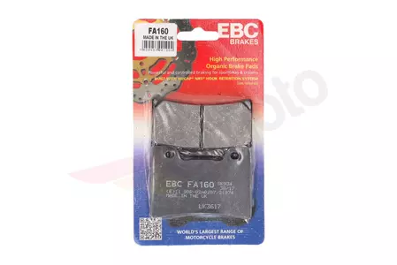 Plaquettes de frein EBC FA 160 (2 pièces) - FA160