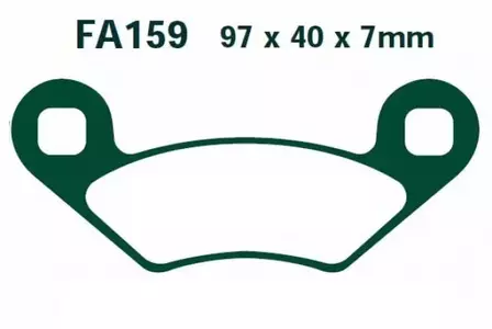 EBC FA 159 TT pastillas de freno (2 uds.)-2