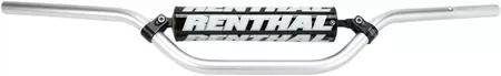 Τιμόνι Renthal 809 7/8 ιντσών 22mm MX RC high silver - 809-01-SI-01-185