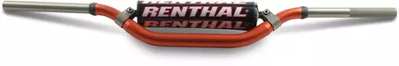 Renthal TwinWall Polstrované vysoké riadidlá oranžové 28,6 mm-1