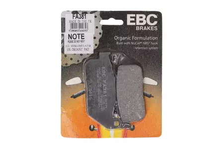 Plaquettes de frein EBC FA 381 (2 pièces) - FA381