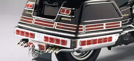 Rejillas de luz de maletero Honda GL cromadas-2
