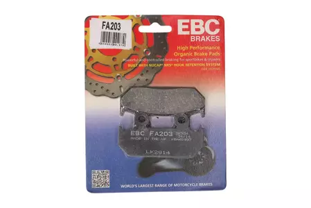 Plaquettes de frein EBC FA 203 (2 pièces) - FA203