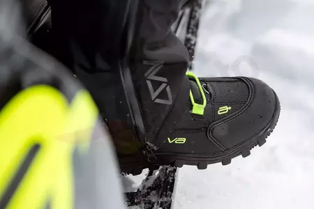 Buty zimowe na skuter śnieżny Arctiva Advance 14 czarno-seledynowe-3
