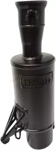 Bikeman Performance Powder Lite Straight Can Schalldämpfer schwarz - 02-116PL