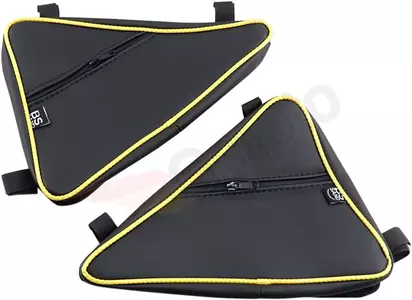 Bs Sands trīsstūrveida Pair durvju soma melnā un dzeltenā krāsā - YXZSBYEL